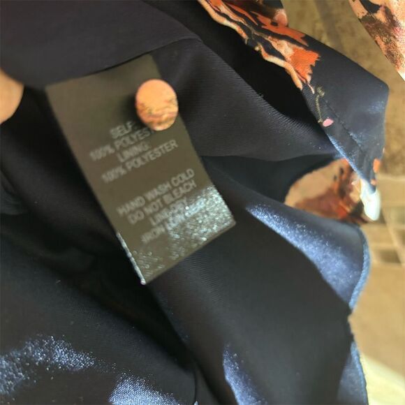 Lulus Women's Small Floral Long Sleeve Romper V-Neck Casual Spring - Picture 6 of 6